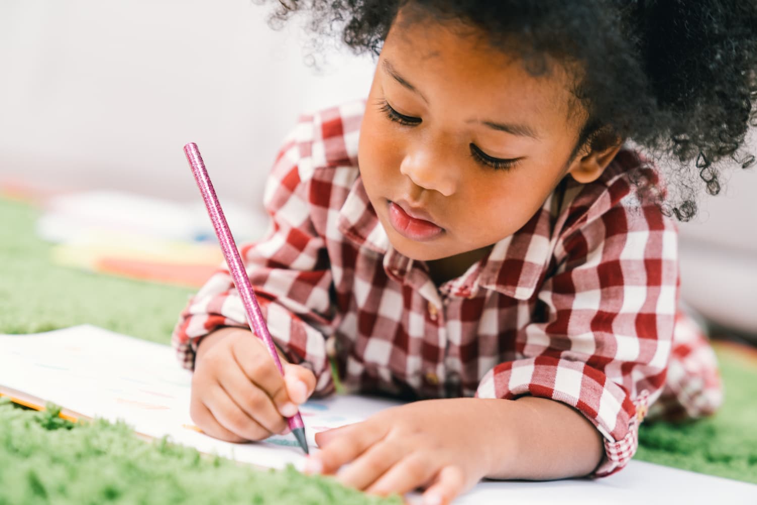 A child drawing