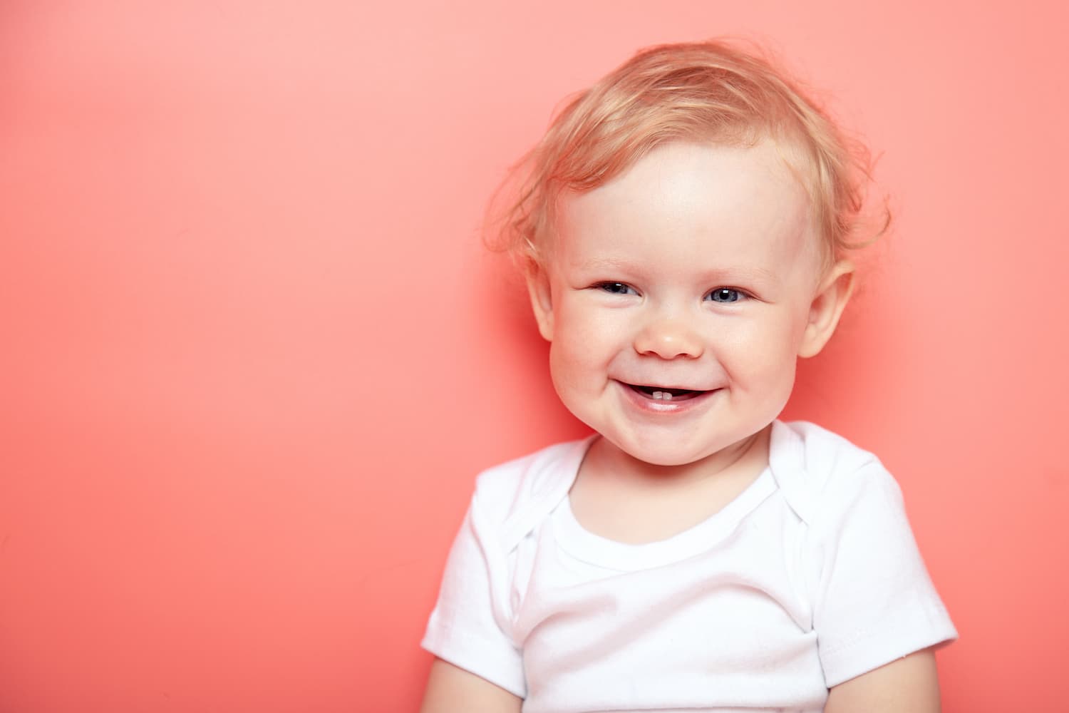 Healthy child smiling