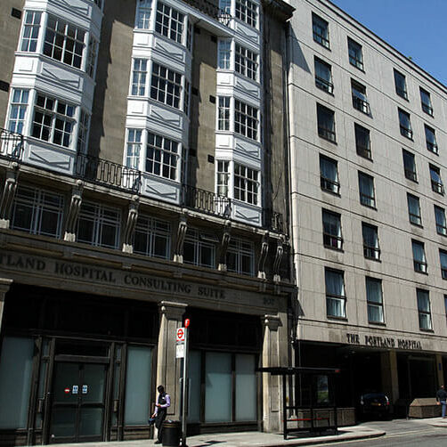 Front of The Portland Hospital